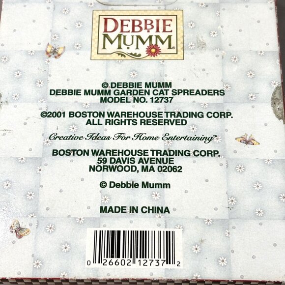 Debbie Mumm 2001 Garden Cat Spreaders Model No. 12737 - Picture 7 of 7